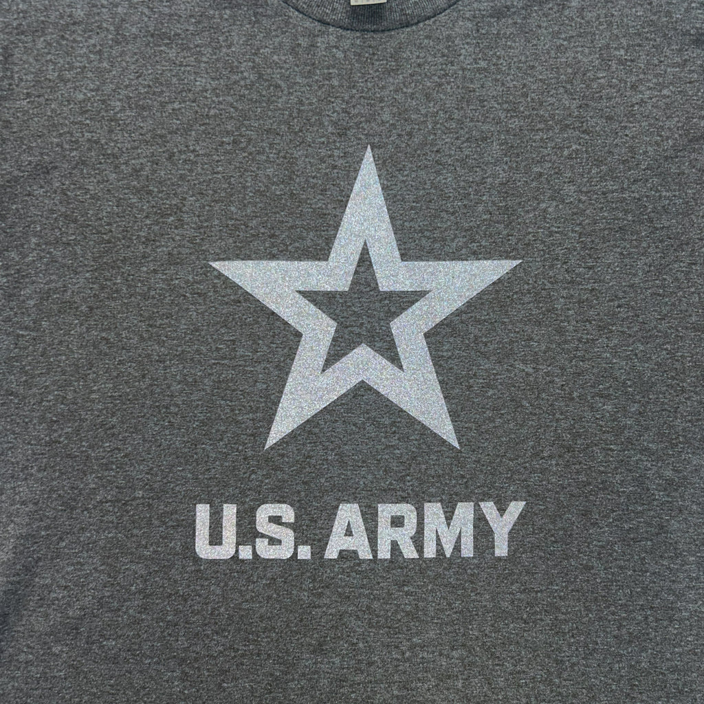 Army Reflective Logo T-Shirt (Charcoal)
