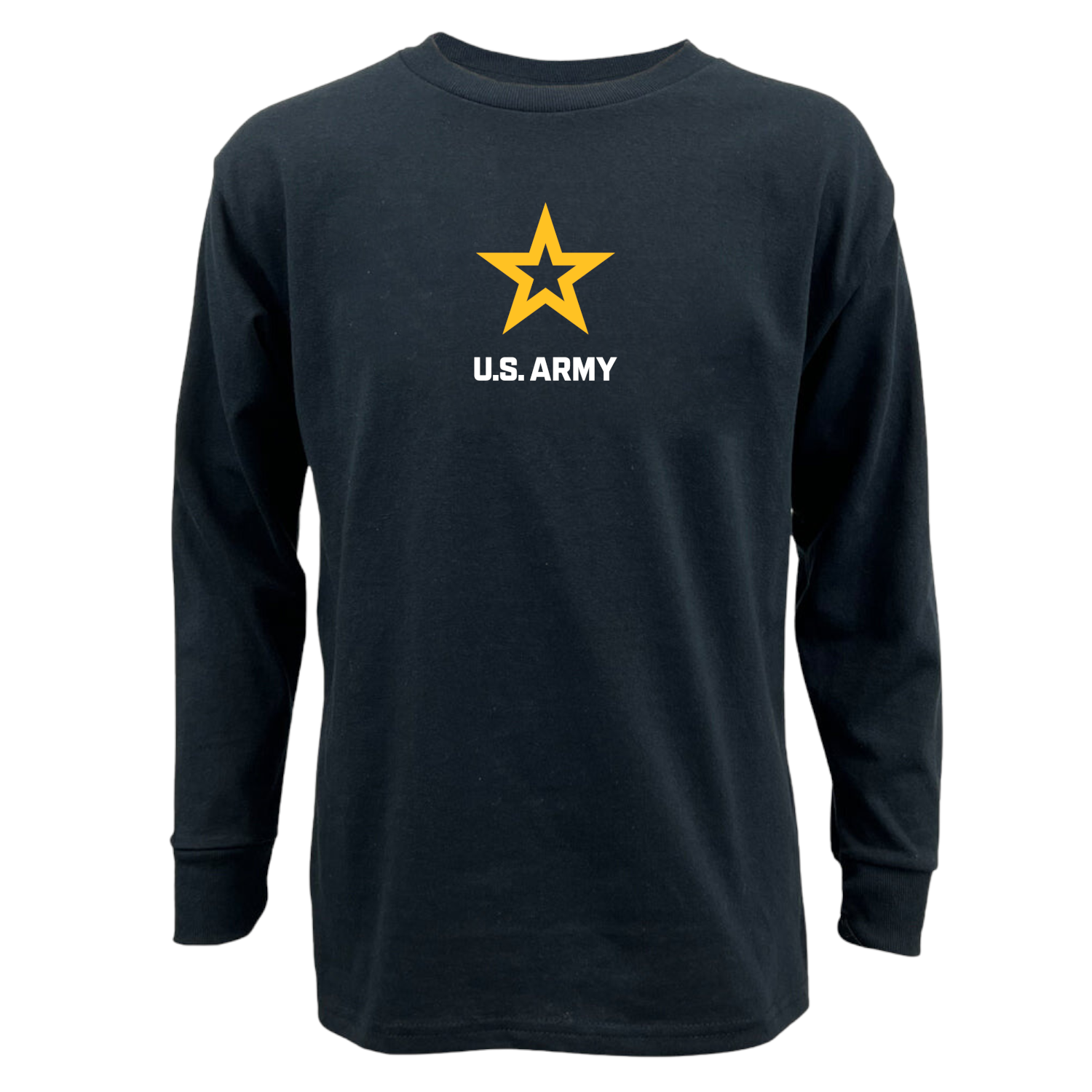 Pick Your Design Army Youth Long Sleeve T-Shirt (Black)