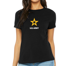 Load image into Gallery viewer, Army Star Ladies Star Logo T-Shirt