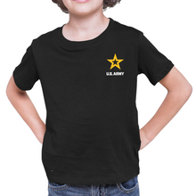 Load image into Gallery viewer, Army Left Chest Youth T-Shirt