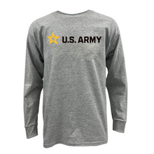 Load image into Gallery viewer, Army Full Chest Youth Long Sleeve T-Shirt