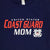 LADIES UNITED STATES COAST GUARD MOM T-SHIRT (NAVY) 1