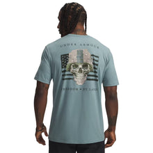 Load image into Gallery viewer, Army Under Armour Freedom By Land Skull T-Shirt (Green)