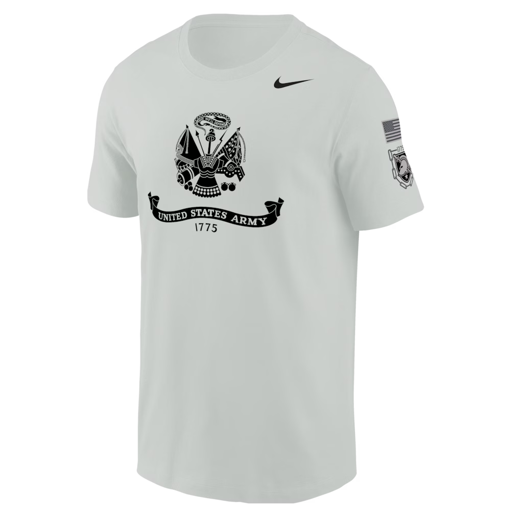 United States Army Nike 2025 Rivalry Cotton T-Shirt (Photon Dust)