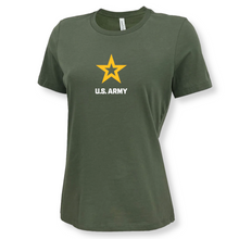 Load image into Gallery viewer, Army Star Ladies Star Logo T-Shirt