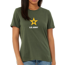 Load image into Gallery viewer, Army Star Ladies Star Logo T-Shirt