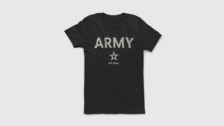 Army Reflective PT T-Shirt (Black)