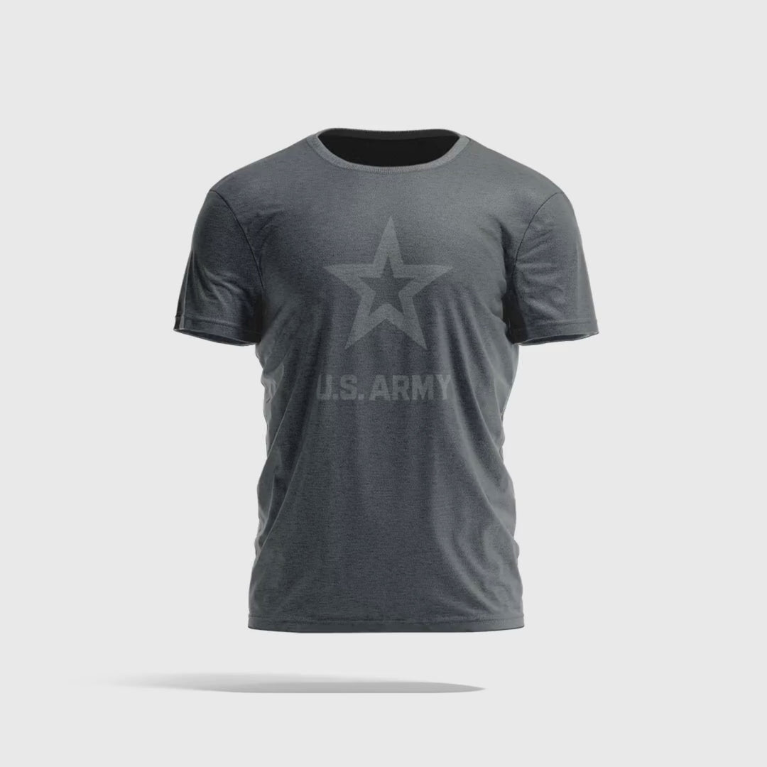 Army Reflective Logo T-Shirt (Charcoal)