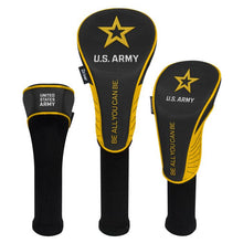 Load image into Gallery viewer, U.S. Army Star Set of Three Headcovers (Black)
