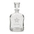 Army Star 23.75oz Crystal Whiskey Decanter*