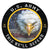 Army Flag With Eagle Indoor Wood Circle Sign (20x20)*