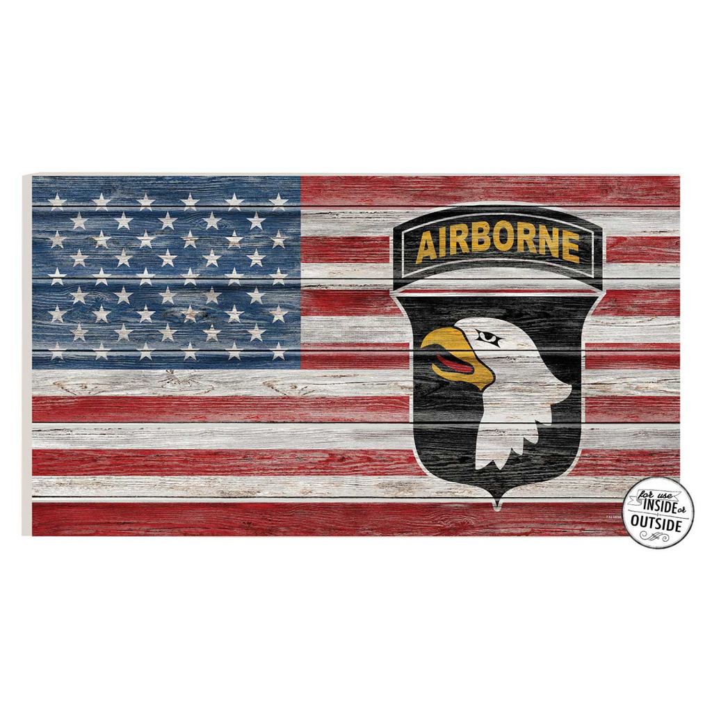United States Army 101st Flag Indoor Outdoor (11x20)