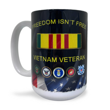 Load image into Gallery viewer, Freedom Isn&#39;t Free Vietnam Veteran Mug