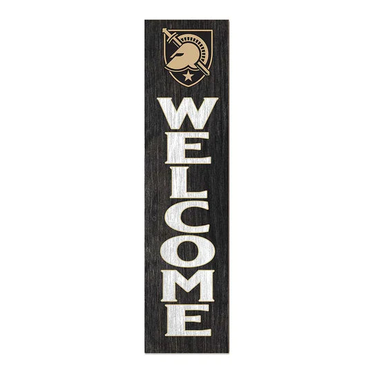 Leaning Sign Welcome West Point Black Knights (11x46)