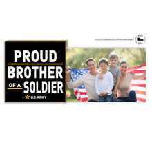 Load image into Gallery viewer, Army Floating Picture Frame Military Proud Brother*