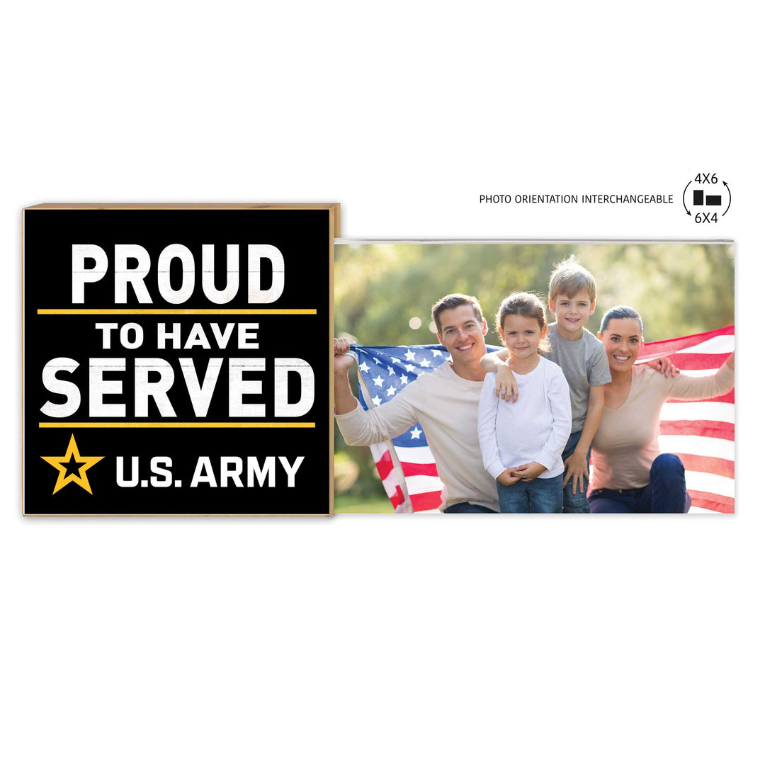 Army Proud to Serve Floating Picture Frame*