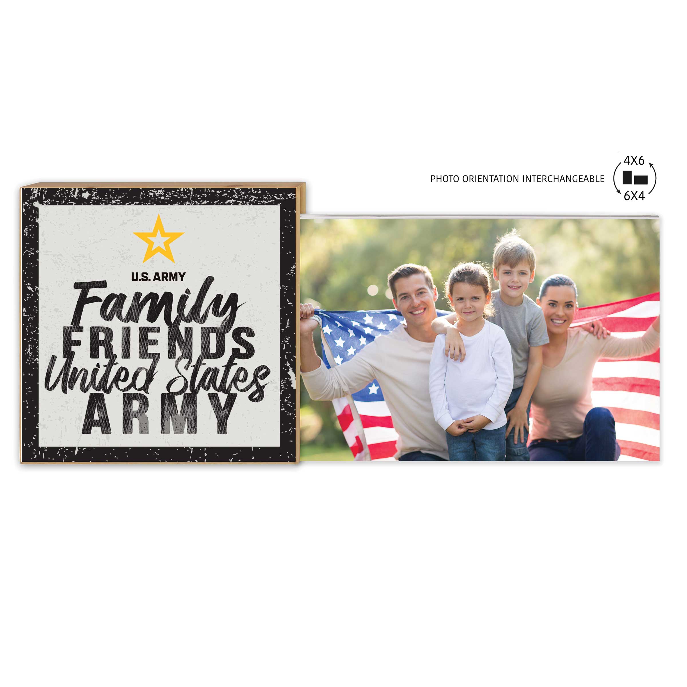 Army Family Friends Floating Picture Frame