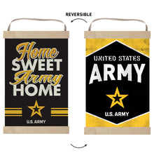 Load image into Gallery viewer, Army Home Sweet Home Reversible Banner*