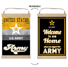 Load image into Gallery viewer, Army Reversible Banner Sign Retro Multi Color
