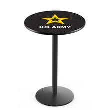 Load image into Gallery viewer, Army Star Pub Table with Round Base