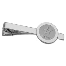 Load image into Gallery viewer, Army Star Tie Bar (Silver)