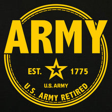 Load image into Gallery viewer, Army Retired Left Chest Crewneck