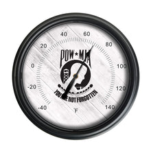 Load image into Gallery viewer, POW/MIA Indoor/Outdoor LED Thermometer