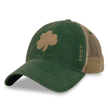 Load image into Gallery viewer, Army Shamrock Trucker Hat