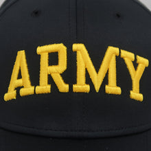 Load image into Gallery viewer, Army American Flag Cool Fit Structured Stretch Fit Hat (Black)