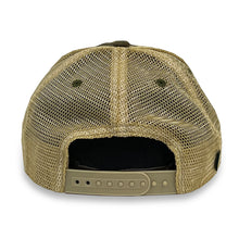 Load image into Gallery viewer, Army Arch Old Favorite Trucker Hat (Green Field Camo)