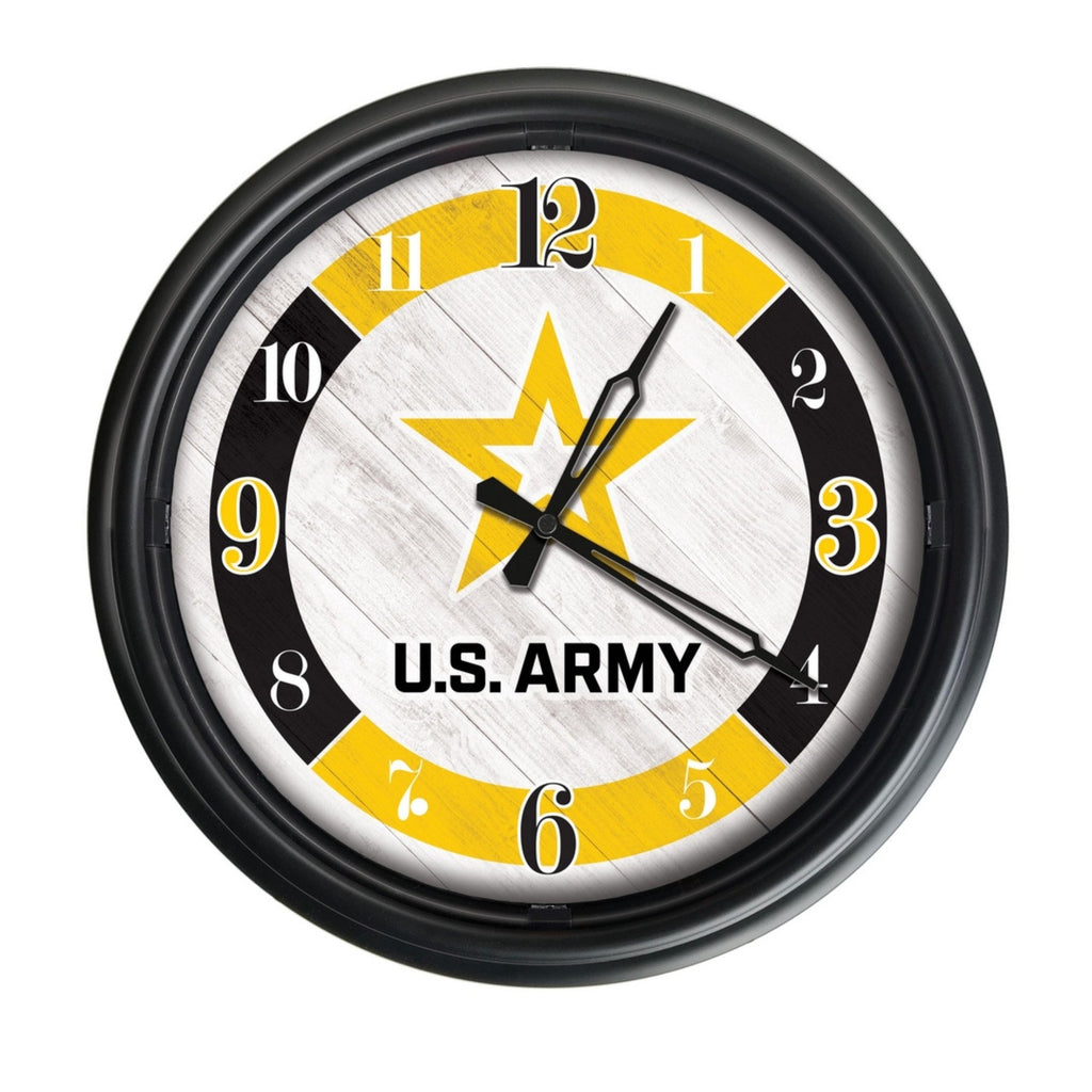 United States Army Indoor/Outdoor LED Wall Clock