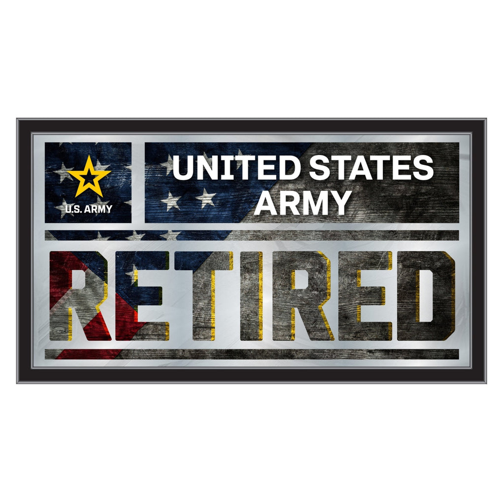 United States Army Retired Wall Mirror