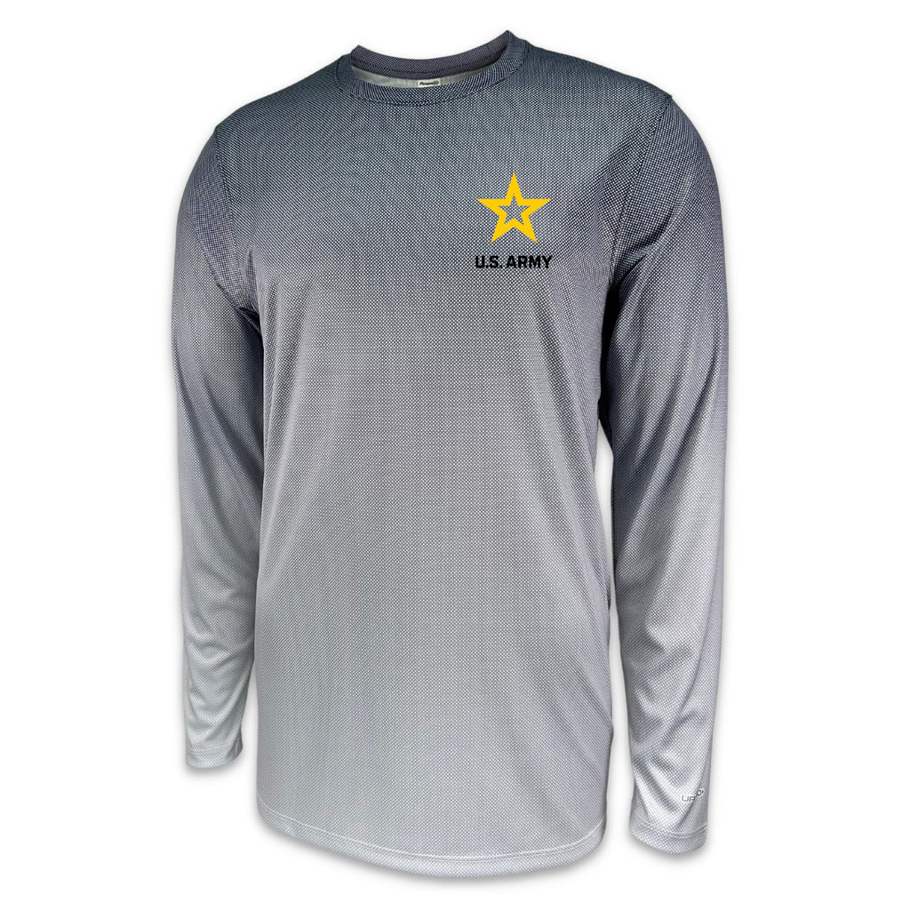 Army Barbados Performance Longsleeve T-Shirt (Black Charcoal)