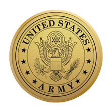 Load image into Gallery viewer, United States Army Century Gold Engraved Certificate Frame (Vertical)