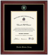 Load image into Gallery viewer, United States Army Masterpiece Medallion Certificate Frame (Vertical)