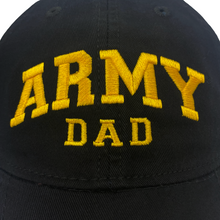 Load image into Gallery viewer, Army Dad Relaxed Twill Hat (Black/Gold)