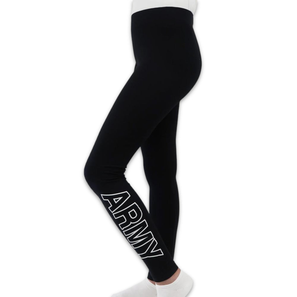 Army Ladies Love 'Em Longer Leggings (Black)