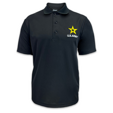 Load image into Gallery viewer, Army Performance Polo (Black)