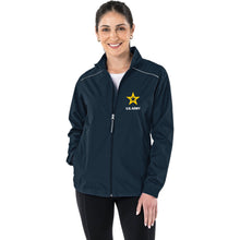 Load image into Gallery viewer, Army Star Ladies Pack-N-Go Full Zip Jacket