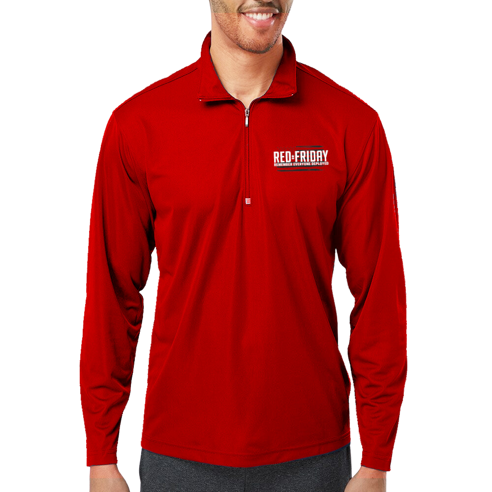 RED Friday Performance 1/4 Zip (Red)