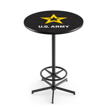 Load image into Gallery viewer, Army Star Pub Table with Foot Rest