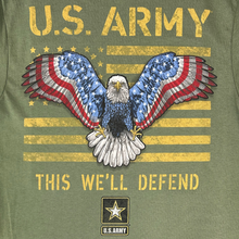 Load image into Gallery viewer, Army Stars and Stripes T-Shirt (OD Green)