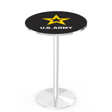 Load image into Gallery viewer, Army Star Pub Table with Round Base