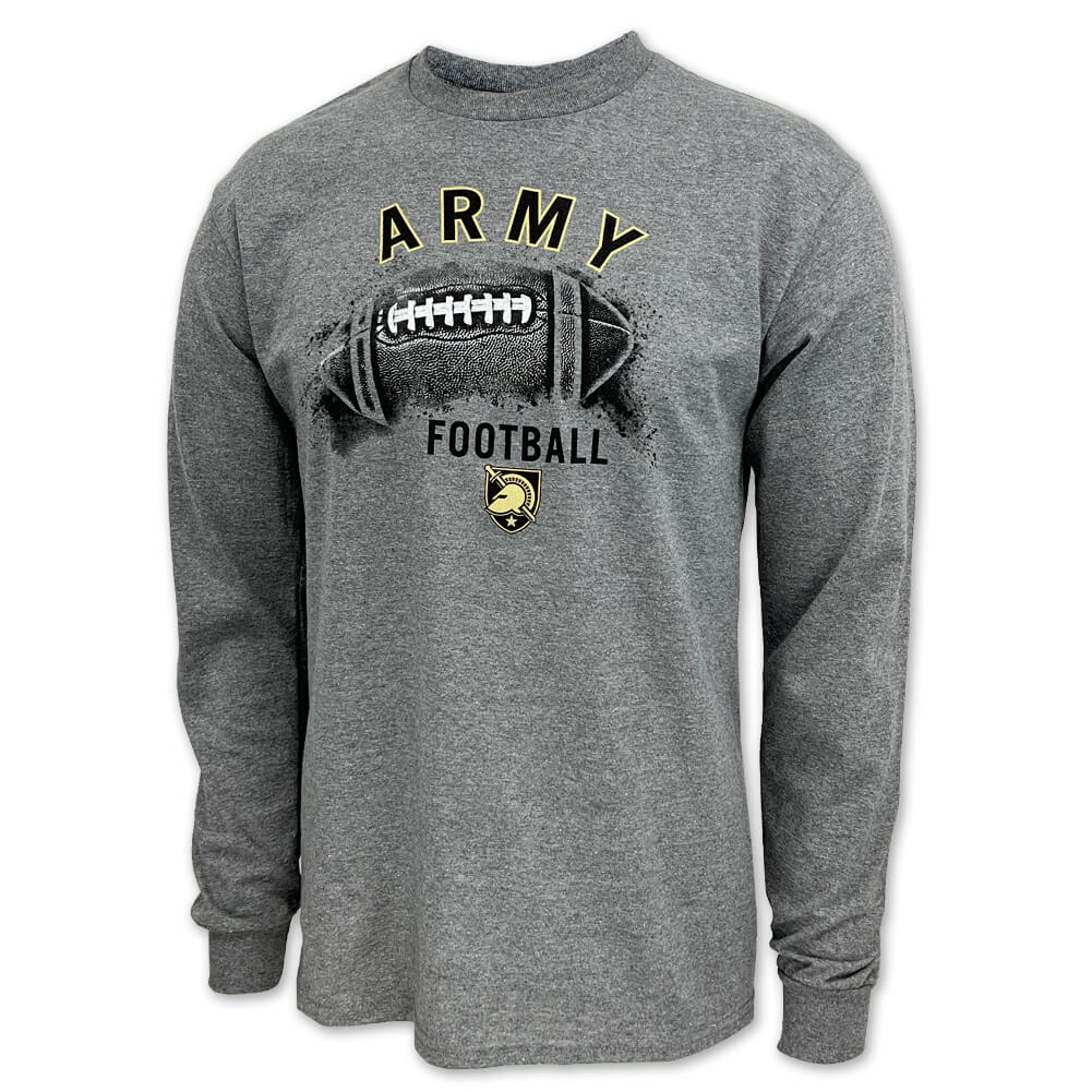 Army Black Knights Football Long Sleeve T-Shirt (Graphite)