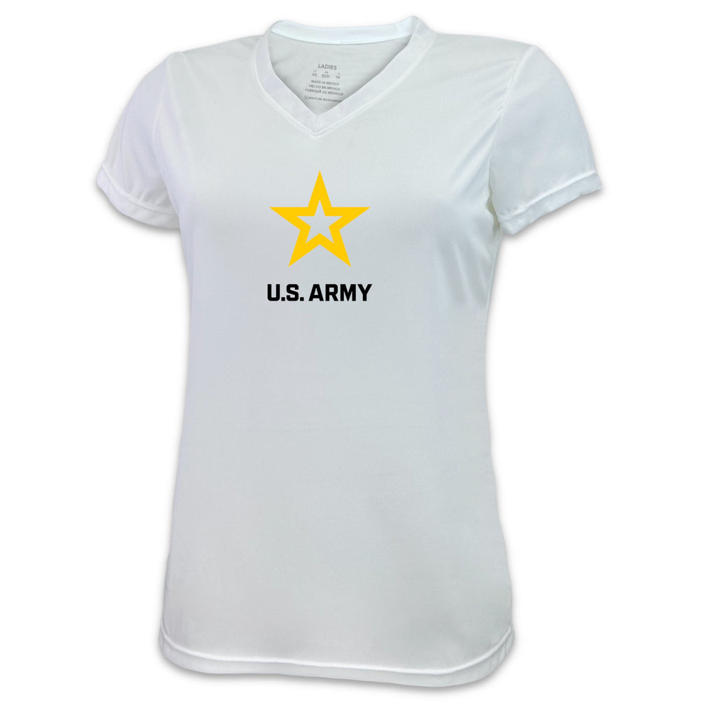 Army Star Ladies Performance T-Shirt