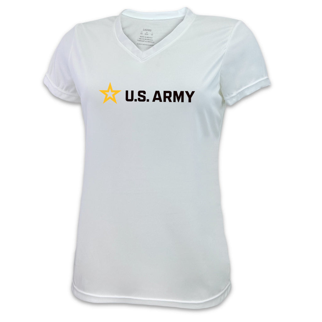 Army Star Ladies Full Chest Performance T-Shirt