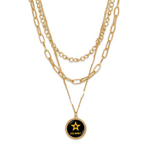 Load image into Gallery viewer, U.S. Army Star Sydney Necklace (Gold)