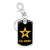U.S. Army Star Dog Tag Key Chain