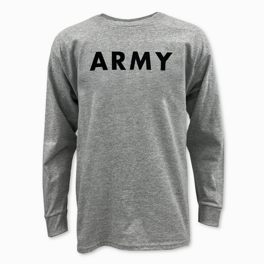 Army Youth Logo Core Long Sleeve T-Shirt (Grey)
