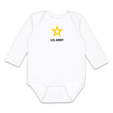 Load image into Gallery viewer, Army Star Infant Long Sleeve Bodysuit